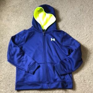 YXL Under Armour Zip Up Hoodie
